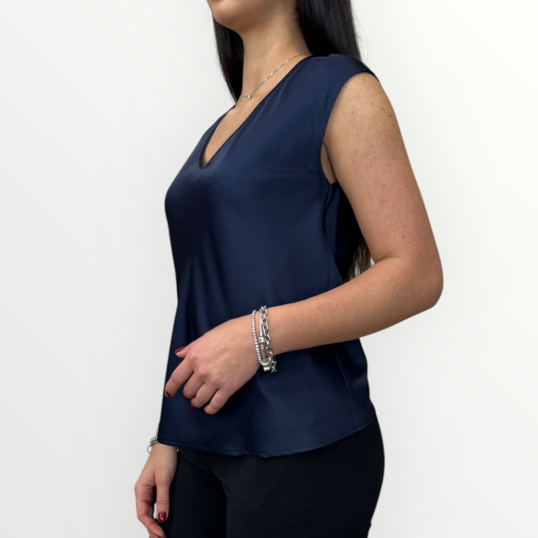 IMPERIAL - BLUSA CON SCOLLO A V
