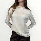 FERRONE - MAGLIA DOLCEVITA IN MISTO LANA