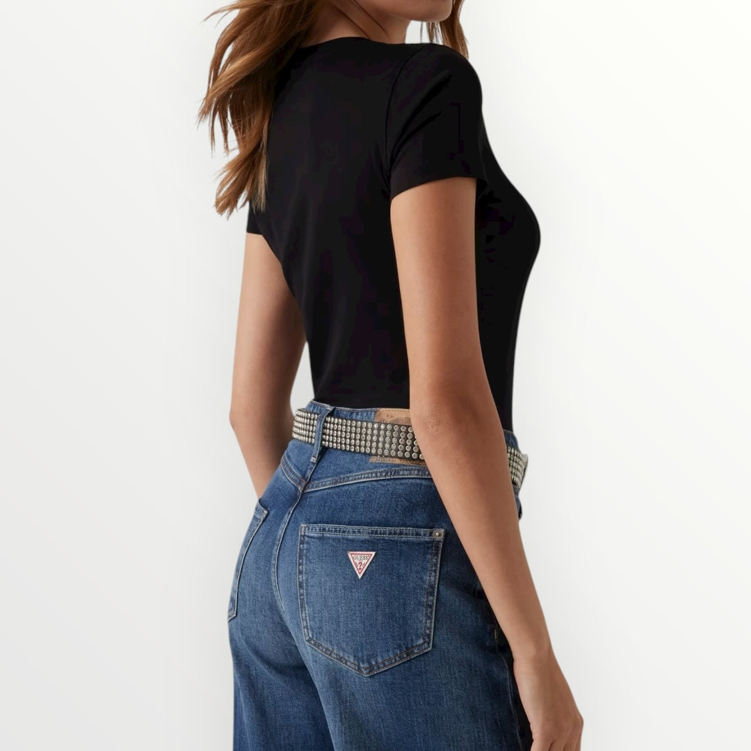 GUESS - T-SHIRT GIROCOLLO A MANICA CORTA