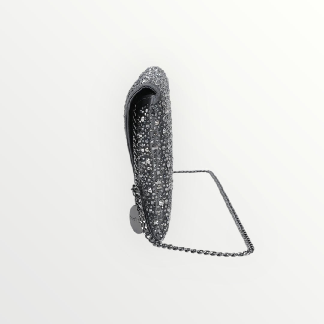 MIMI MUA' - BORSA POCHETTE CON STRASS