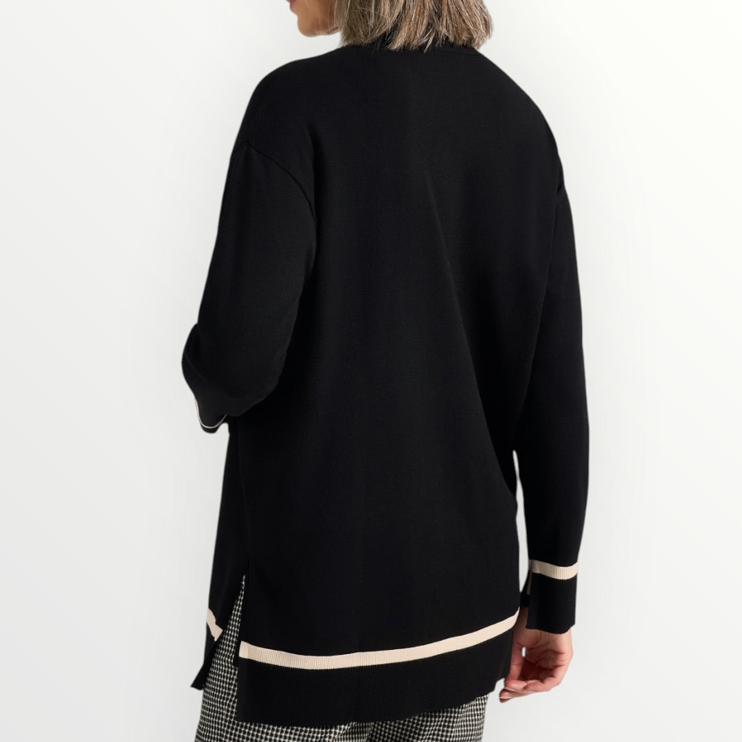 ELENA MIRO' - CARDIGAN IN VISCOSA APERTO