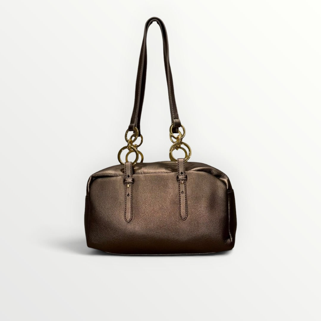 MIMI' MUA' - BORSA A SPALLA CON ANELLI