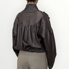 HAVEONE - GIUBBOTTO INTRECCIATO CON COLLETTO ALTO