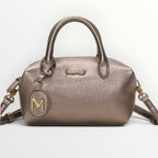 MIMI' MUA' - BORSA BAULETTO PICCOLA CON LOGO