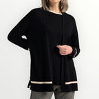 ELENA MIRO' - CARDIGAN IN VISCOSA APERTO