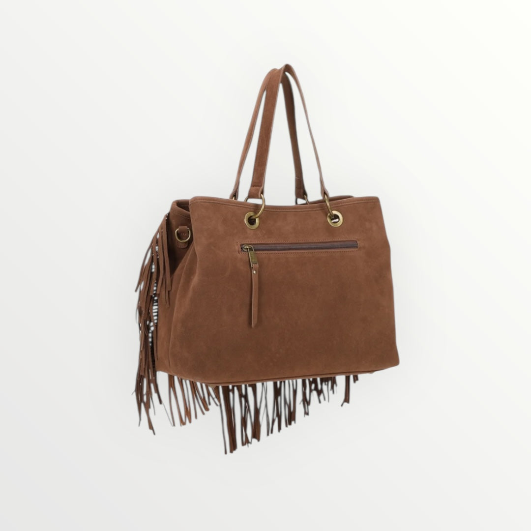 MIMI MUA' - BORSA SHOPPING CON FRANGE