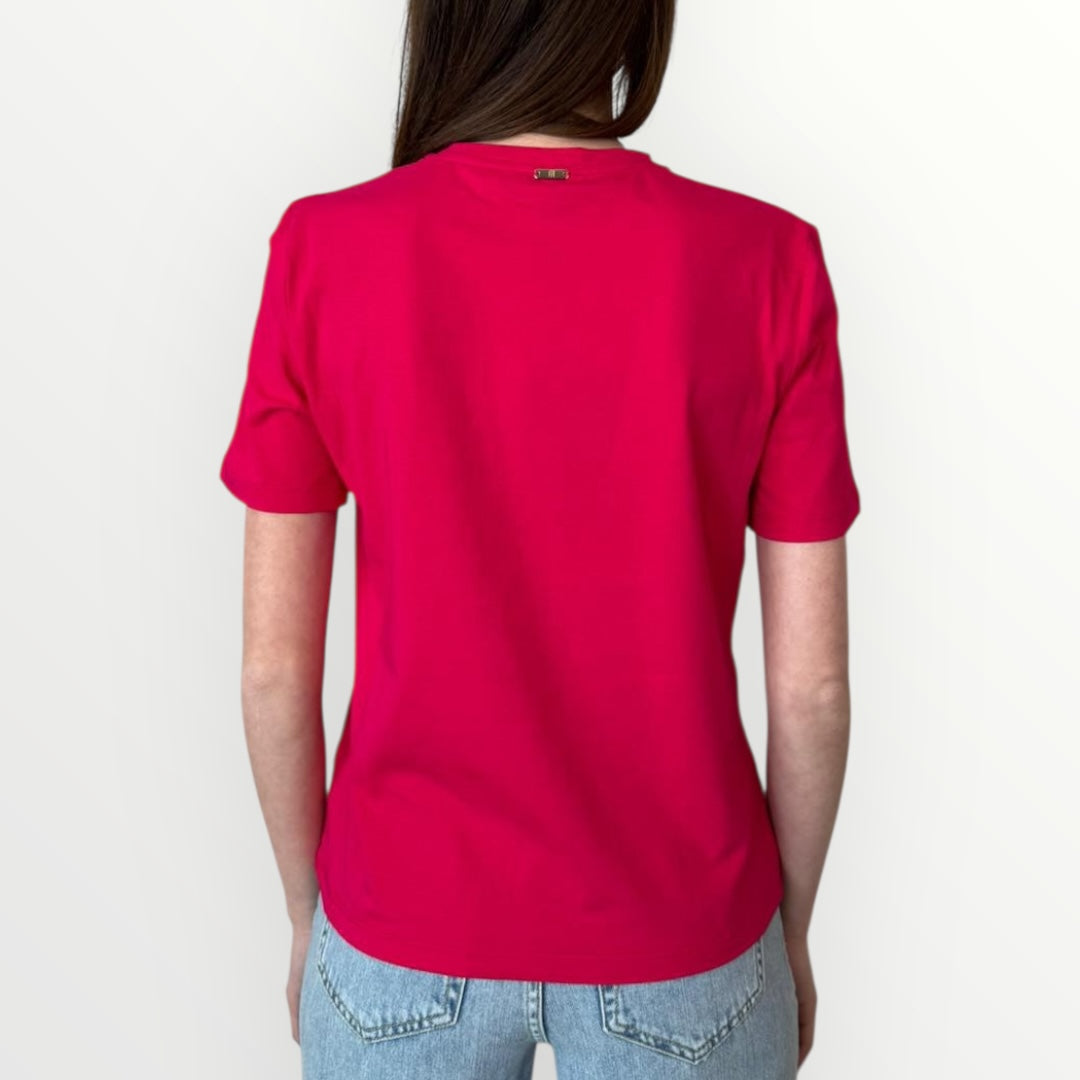 FRACOMINA - T-SHIRT CON RICAMI