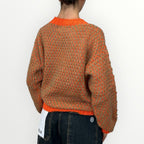 HAVEONE - MAGLIA TRAFORATA BI-COLOR