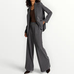FRACOMINA - PANTALONE FLARE A VITA ALTA