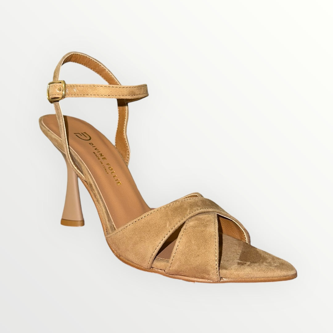 DIVINE FOLLIE - SANDALO CON INCROCIO SULLA PUNTA