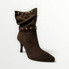 DIVINE FOLLIE - STIVALETTO MORBIDO CON BORCHIE