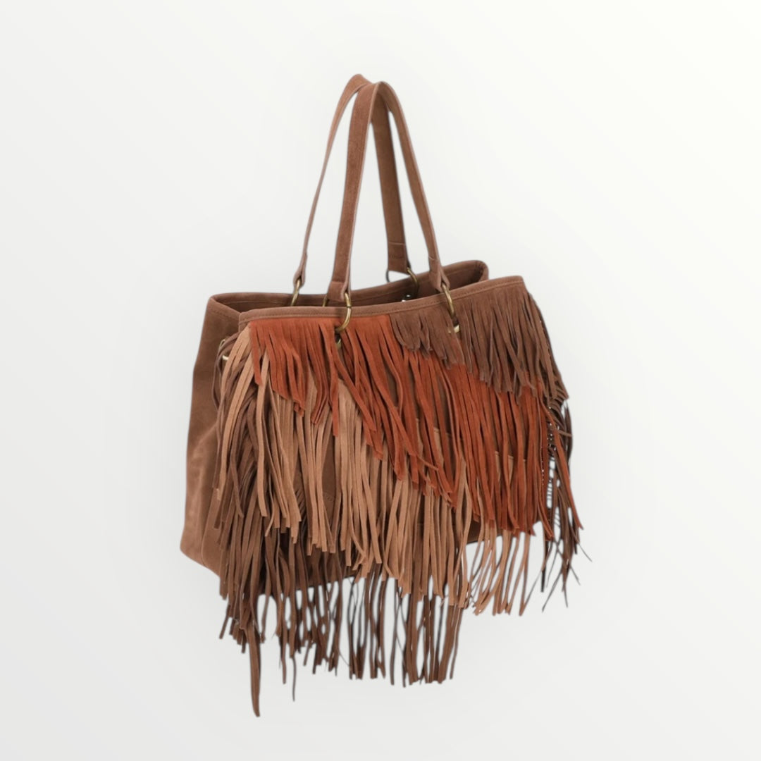 MIMI MUA' - BORSA SHOPPING CON FRANGE