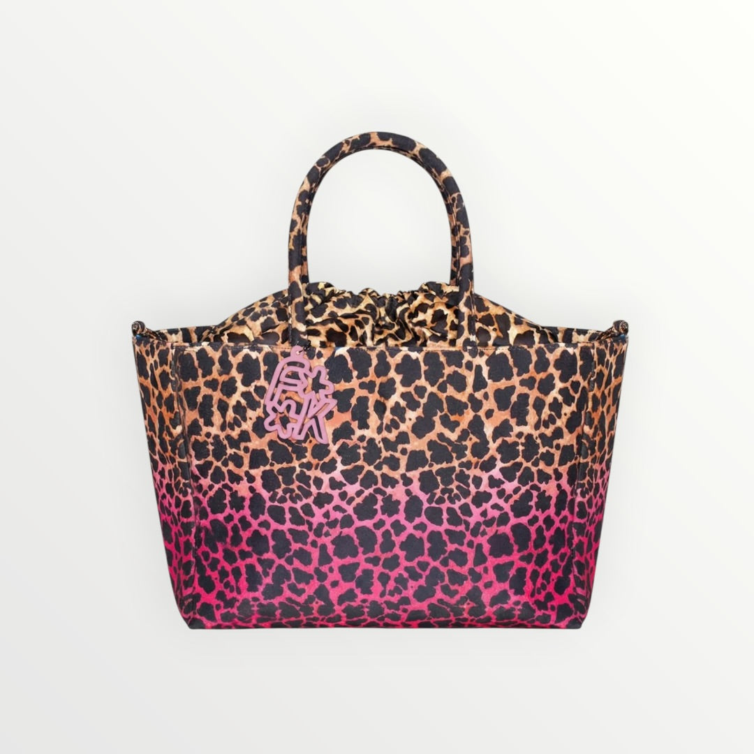 EFFEK - BORSA MARE CON ARRICCIATURA TRAMONTO