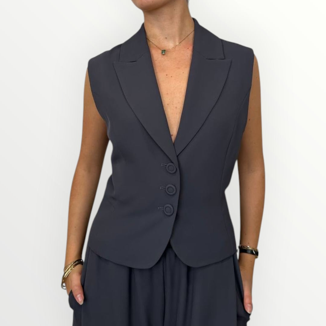 IMPERIAL - GILET MONOPETTO CON REVER