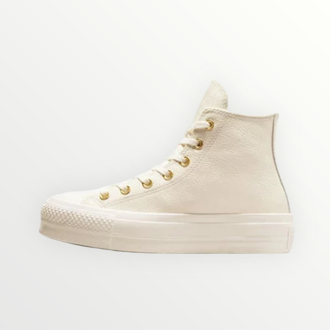 CONVERSE - SNEAKER IN PELLE DETTAGLI DORATI