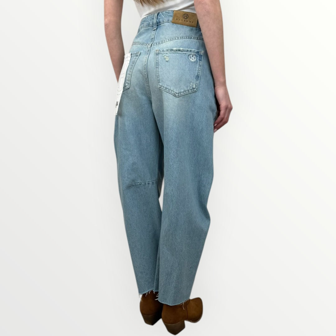 HAVEONE - JEANS BARBARA LAVAGGIO MEDIO