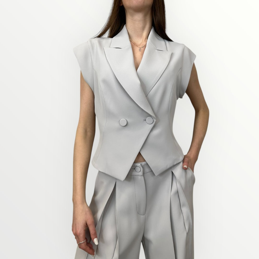 IMPERIAL - GIACCA CROP A MANICA CORTA