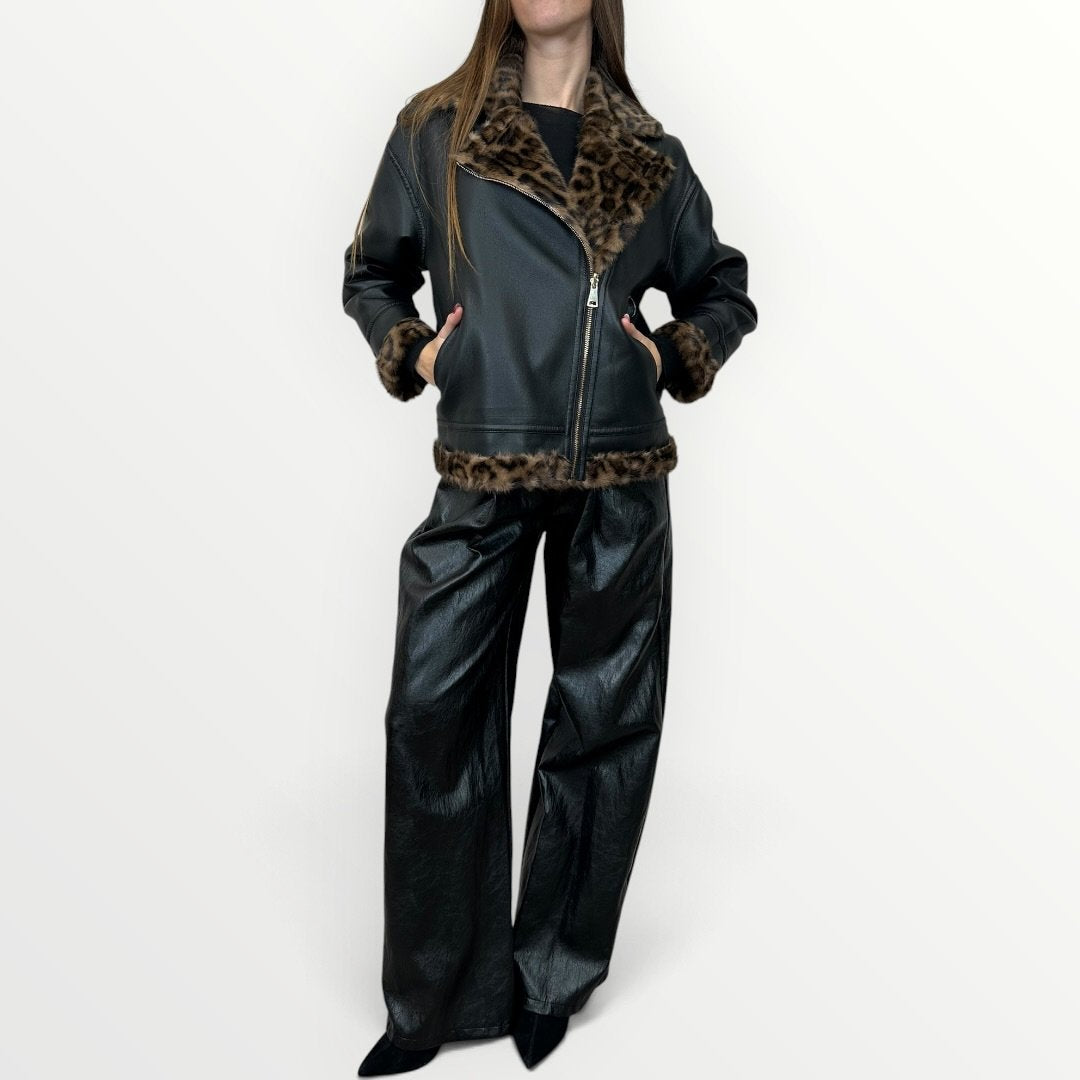 AYFEE - GIACCA BIKER REVERSIBILE