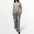 PHILIA LOFT - PANTALONE A PALAZZO CON AMPIE PINCE