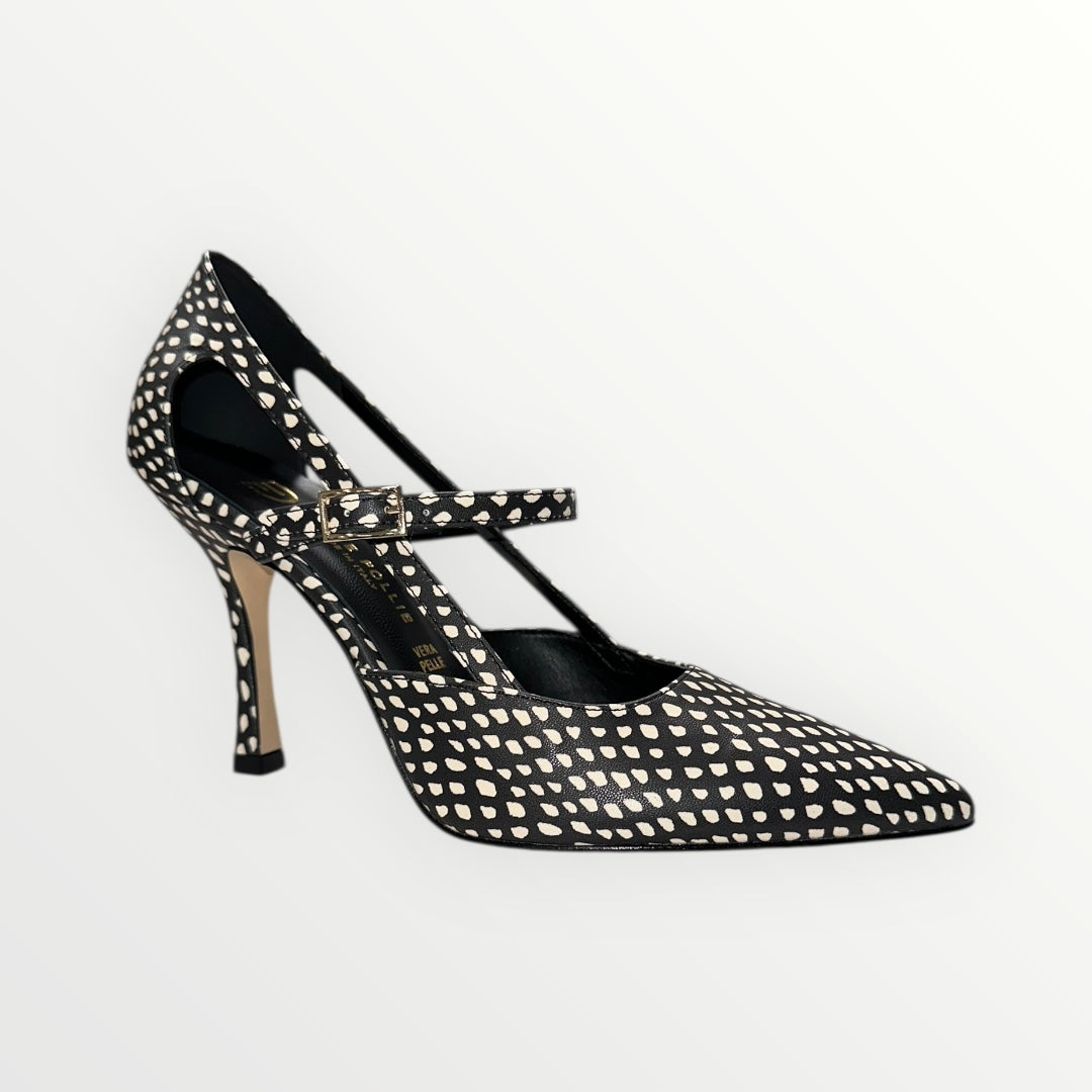 DIVINE FOLLIE - DECOLLETE' A POIS CON LACCETTI