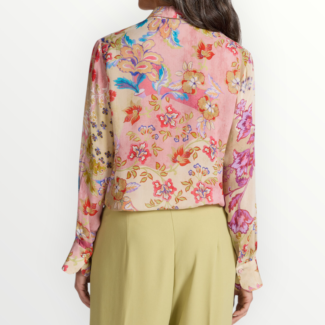 ELENA MIRO' - CAMICIA STAMPATA IN VISCOSA