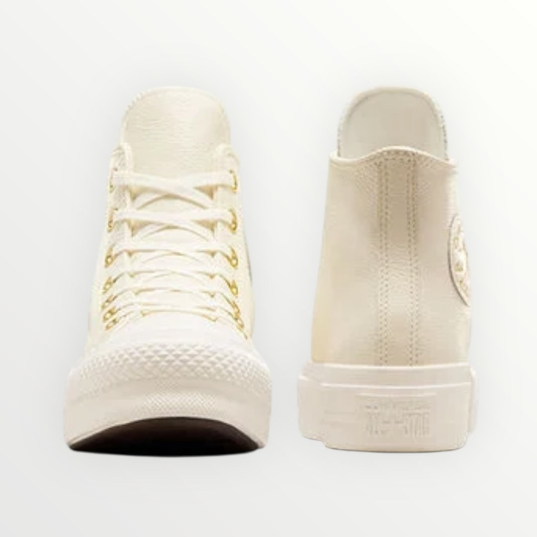 CONVERSE - SNEAKER IN PELLE DETTAGLI DORATI