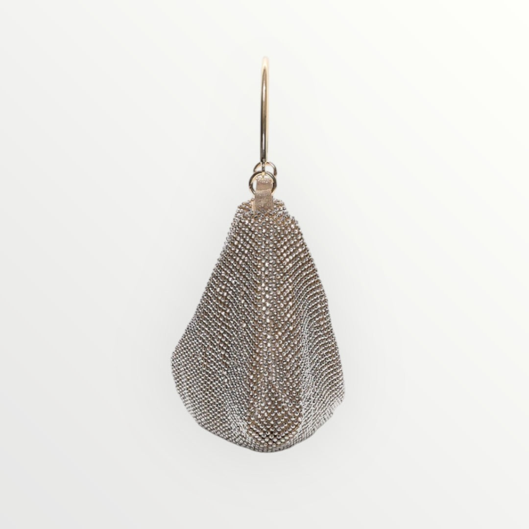 MIMI' MUA' - BORSA MORBIDA IN RETE DI STRASS