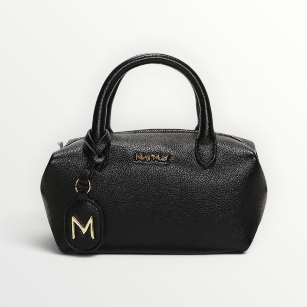 MIMI' MUA' - BORSA BAULETTO PICCOLA CON LOGO