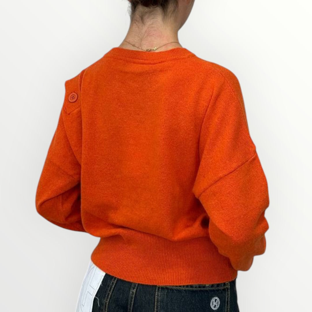 HAVEONE - MAGLIA CON BOTTONCINI SULLA SPALLA