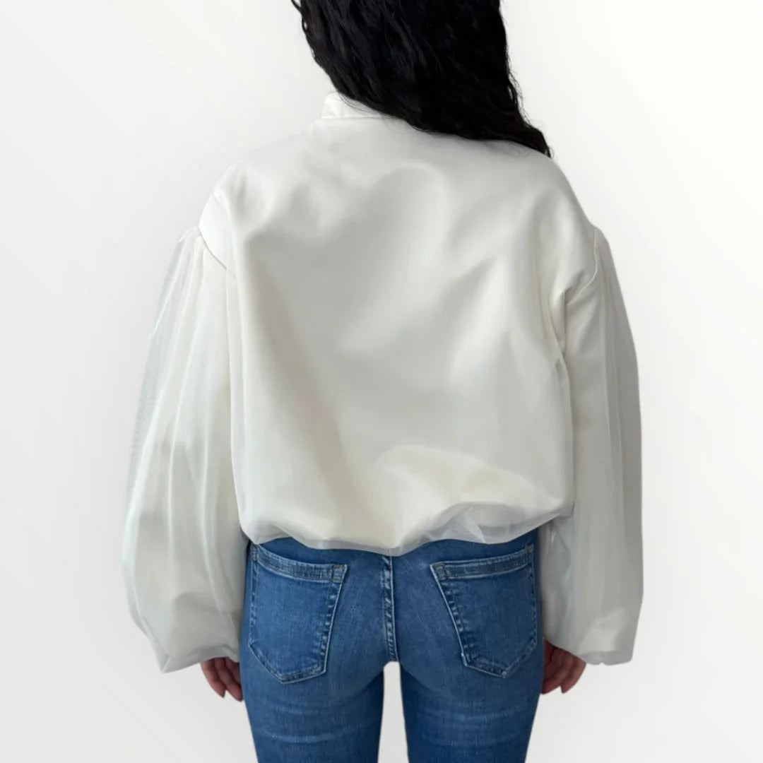 IMPERIAL - BOMBER IN TULLE