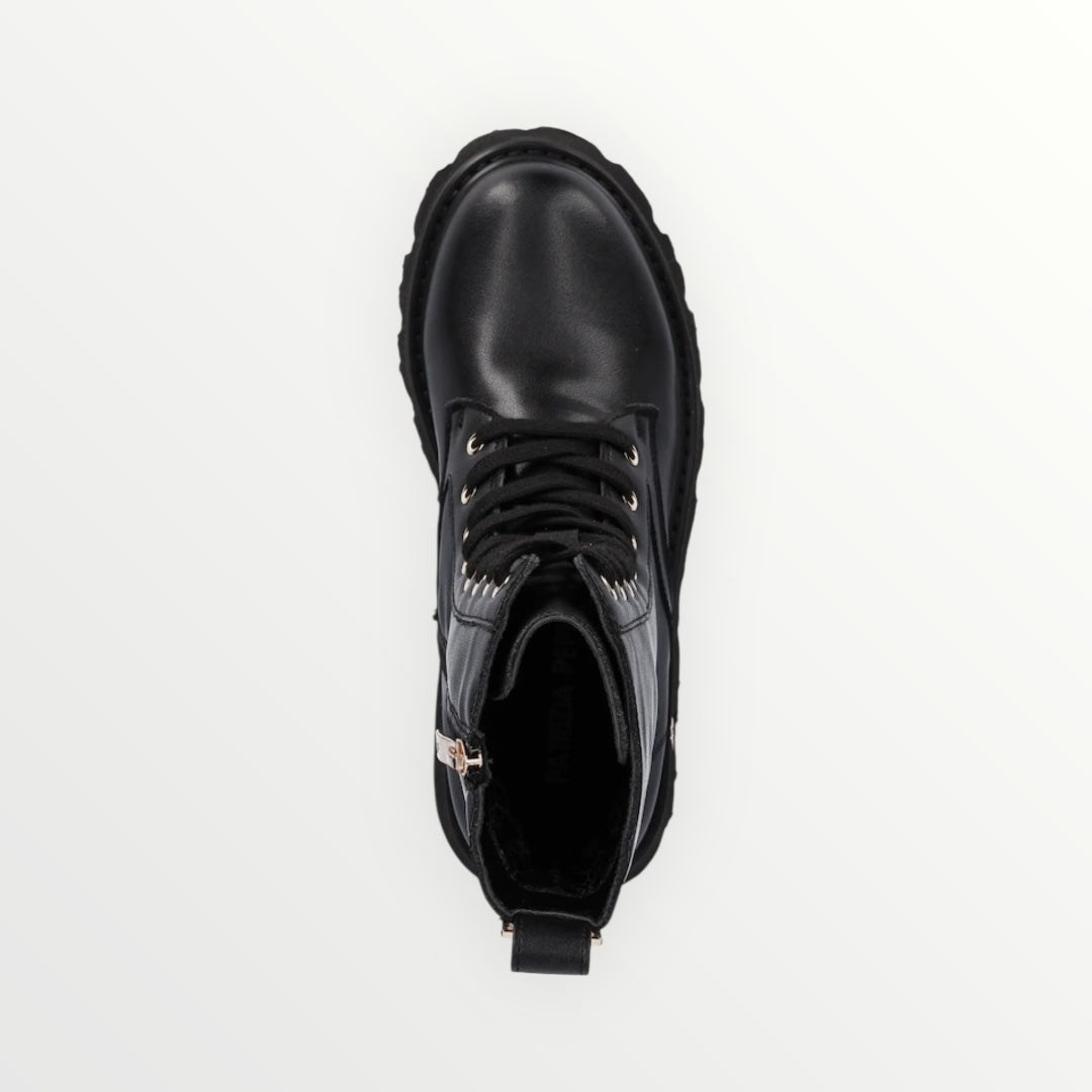 PATRIZIA PEPE - ANFIBIO STRINGATO CON LOGO