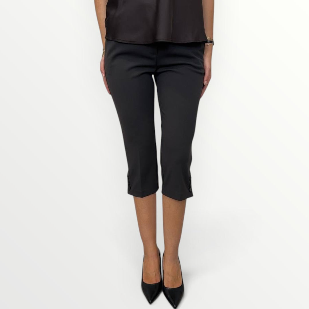 IMPERIAL - PANTALONE CAPRI CON BOTTONCINI