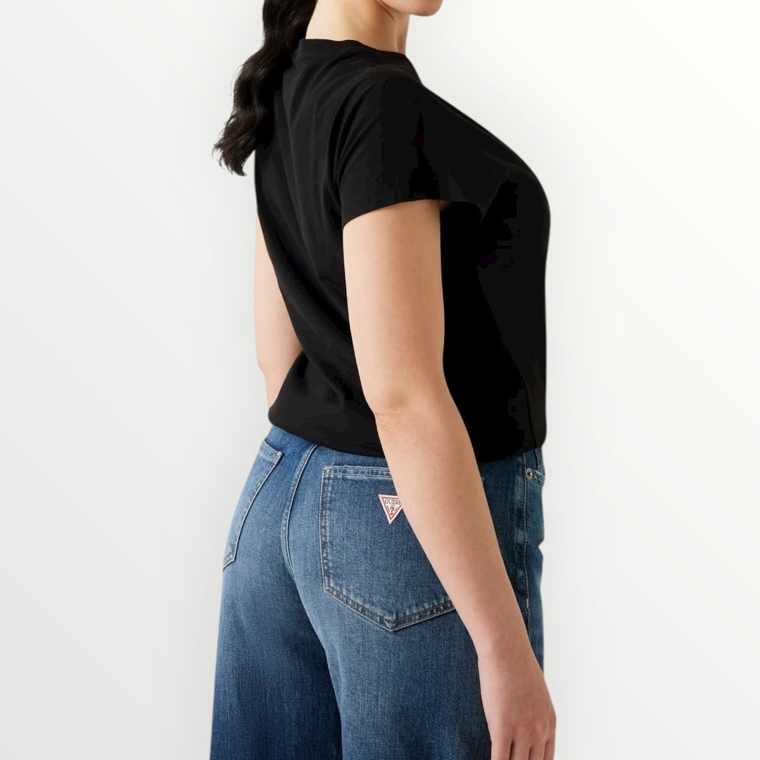 GUESS - T-SHIRT CON LOGO SFUMATO