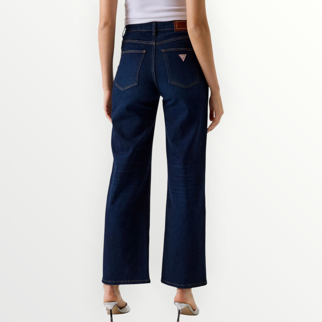 GUESS - JEANS WIDE LEG LAVAGGIO SCURO