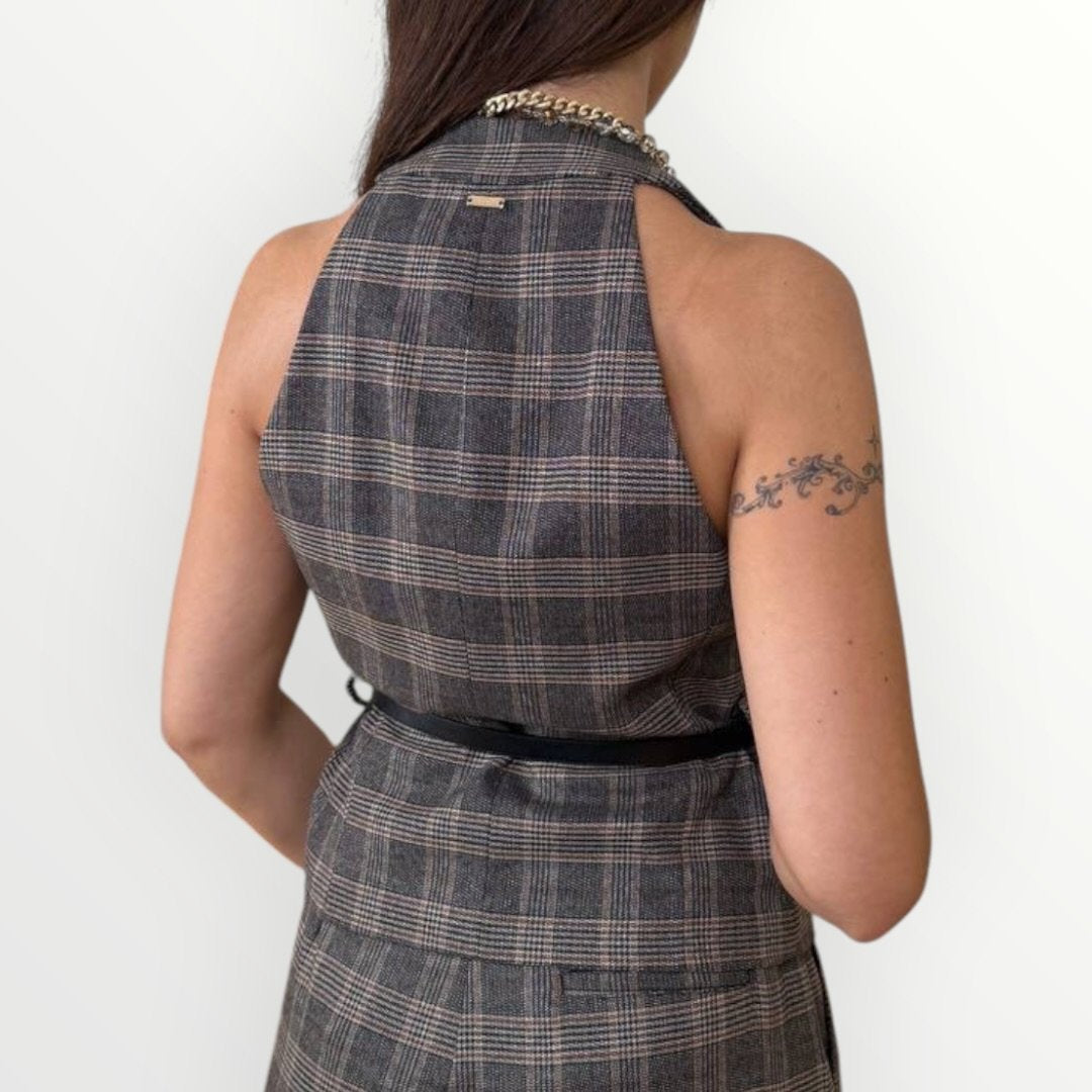 FRACOMINA - GILET CON CINTURINA