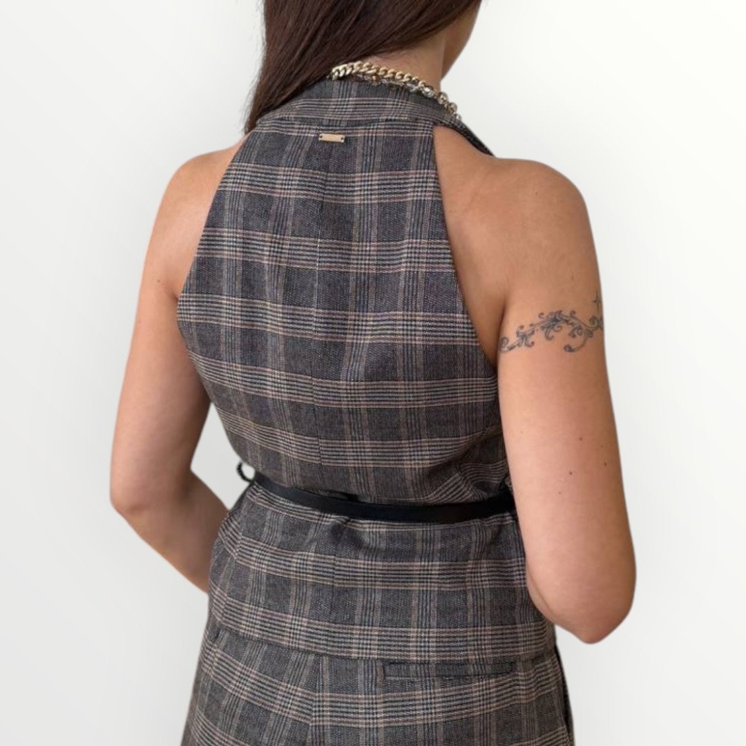 FRACOMINA - GILET CON CINTURINA