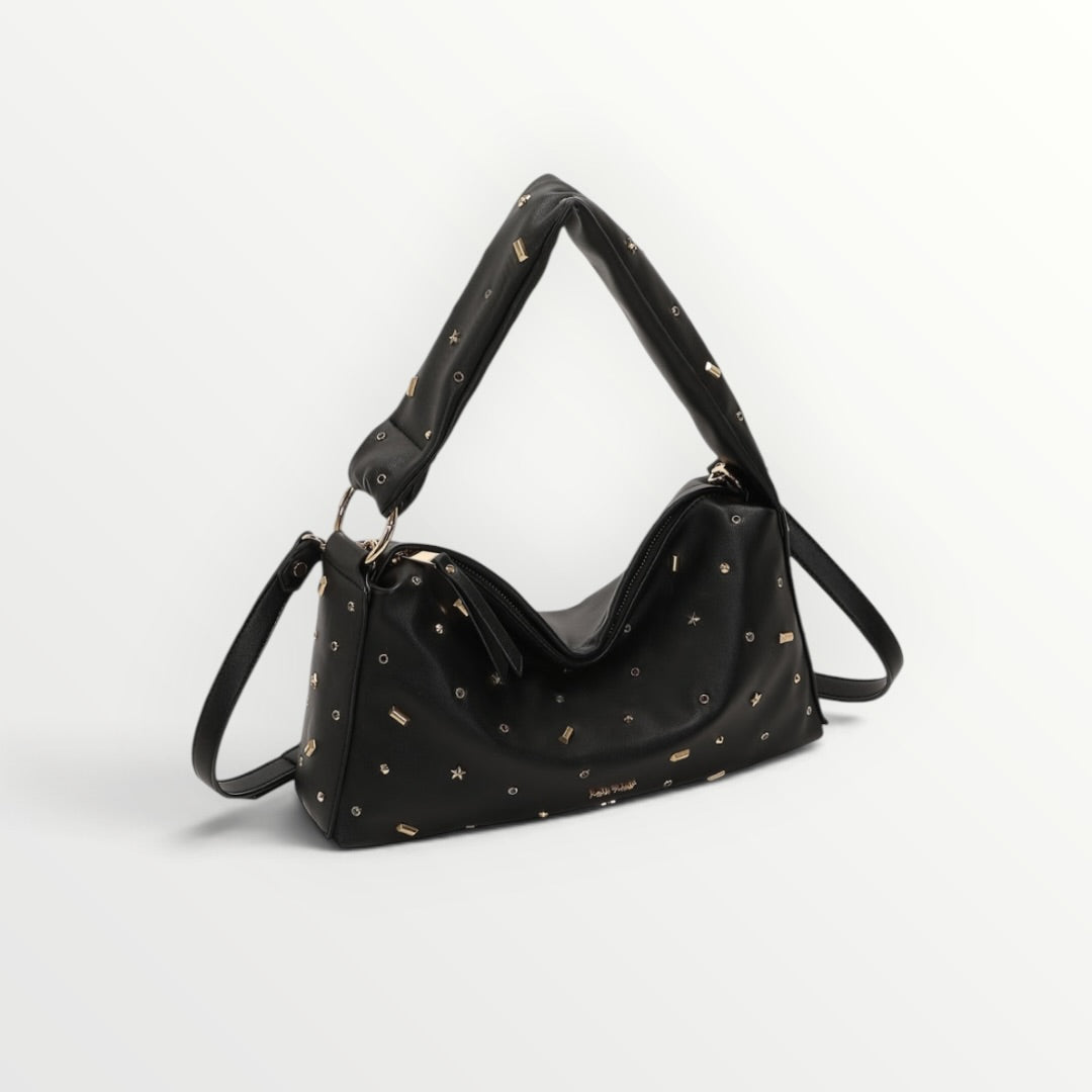 MIMI' MUA' - BORSA CON APPLICAZIONI COLORATE