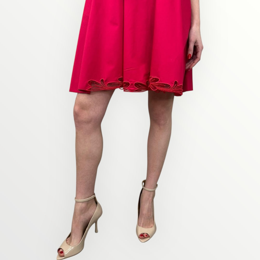 FRACOMINA - ABITO POPELINE CON RICAMI