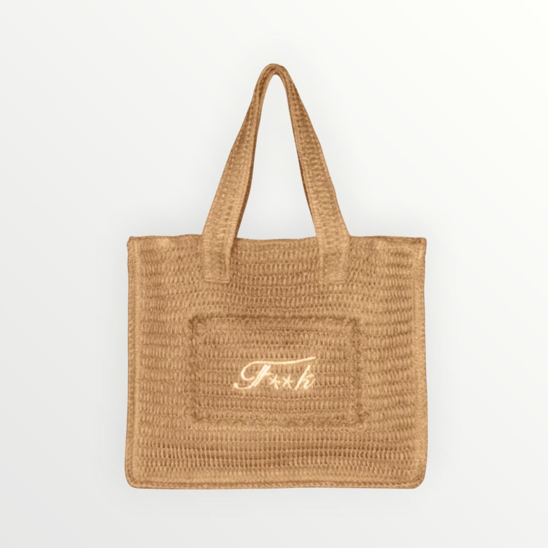 EFFEK - BORSA TOTE CON TASCHINO E LOGO