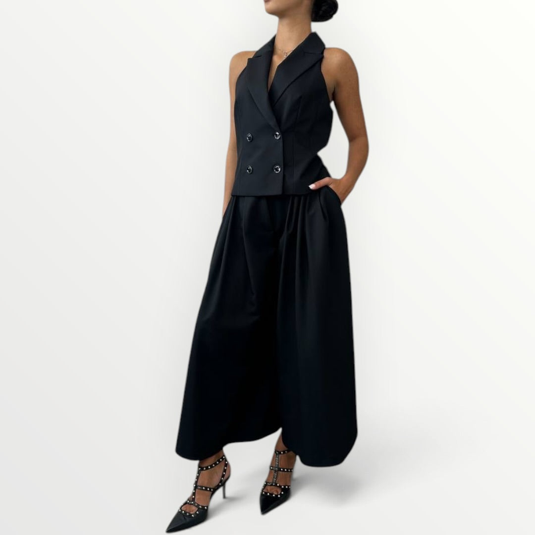 IMPERIAL - GILET DOPPIOPETTO SMANICATO