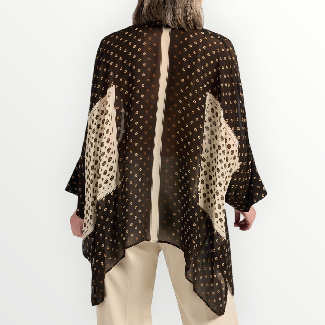 ELENA MIRO' - MAGLIA CON COLLO STACCABILE