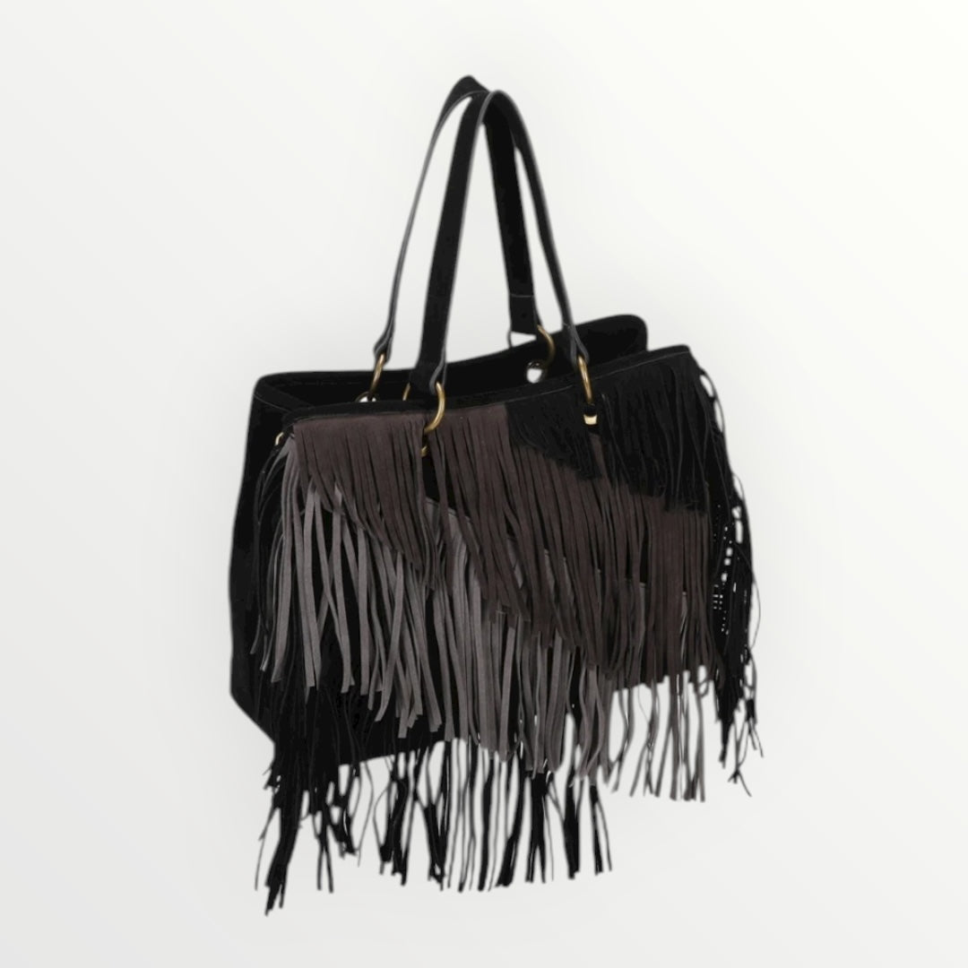 MIMI MUA' - BORSA SHOPPING CON FRANGE