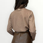 NO SECRETS - MAGLIA DOLCEVITA IN LUREX
