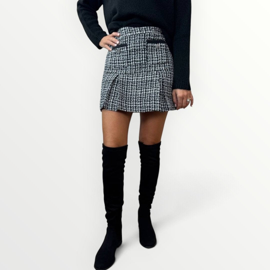 GUESS - MINI GONNA IN TWEED