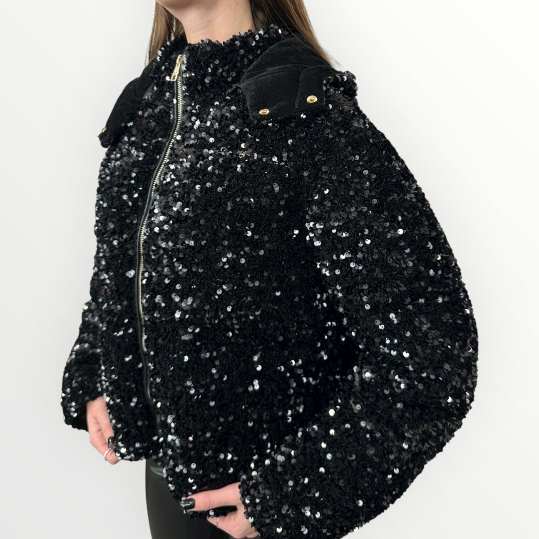FRACOMINA - GIUBBOTTO CON PAILLETTES