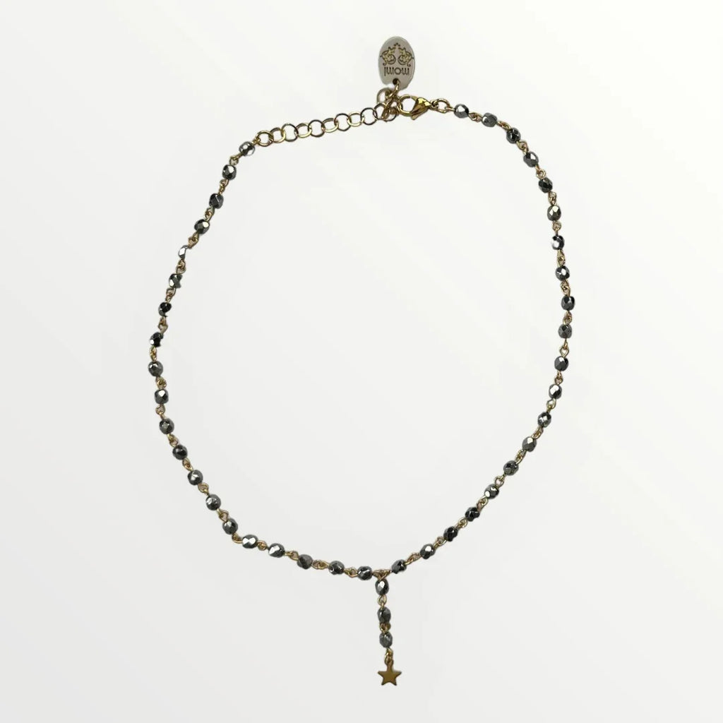 MOMI - COLLANA ROSARIO CORTO STELLA