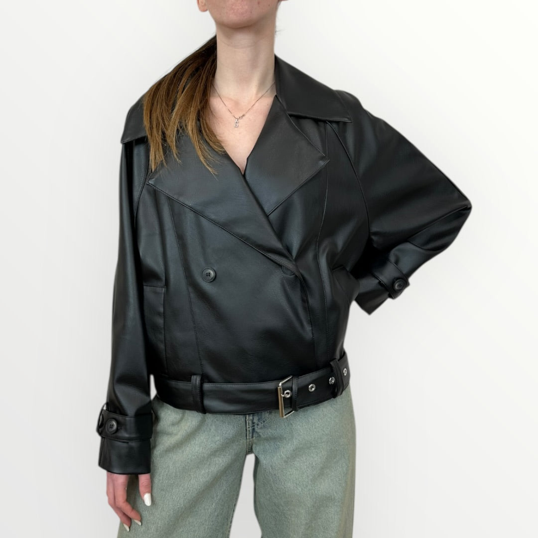 HAVEONE - BOMBER DOPPIOPETTO CON CINTURA