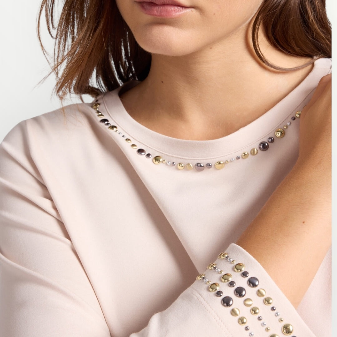 ELENA MIRO' - MAGLIA CON BORCHIE