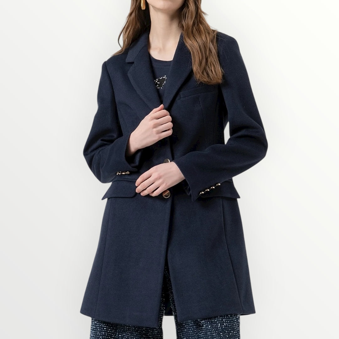 FRACOMINA - CAPPOTTO SLIM MONOPETTO