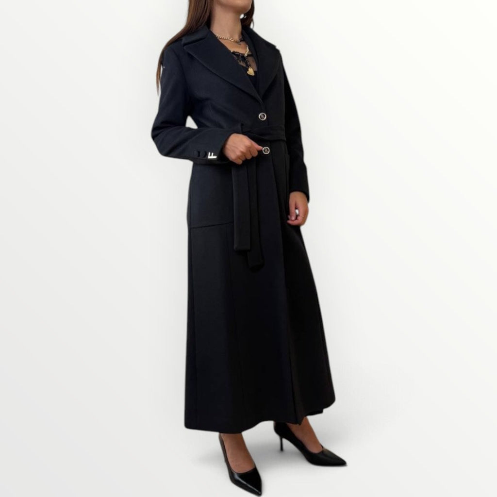 FRACOMINA - CAPPOTTO CON LOGO SUL POLSINO